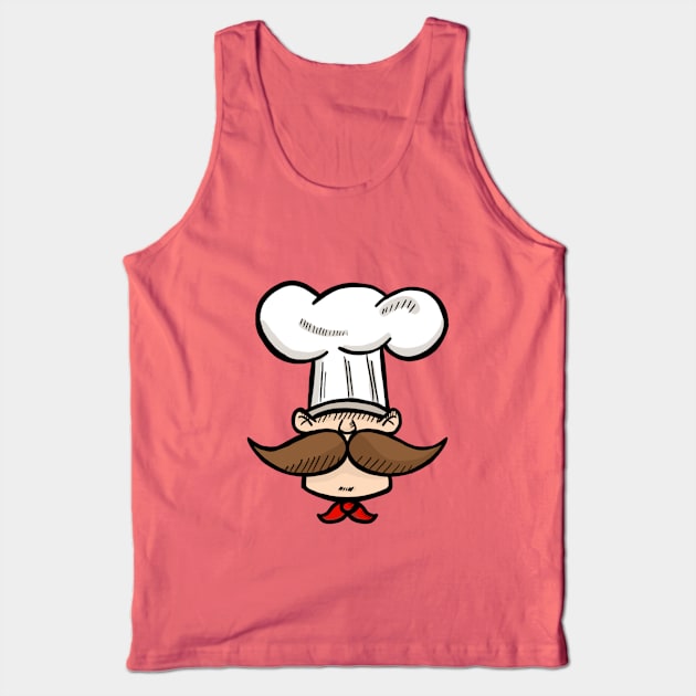 Chef Tank Top by lialitoons